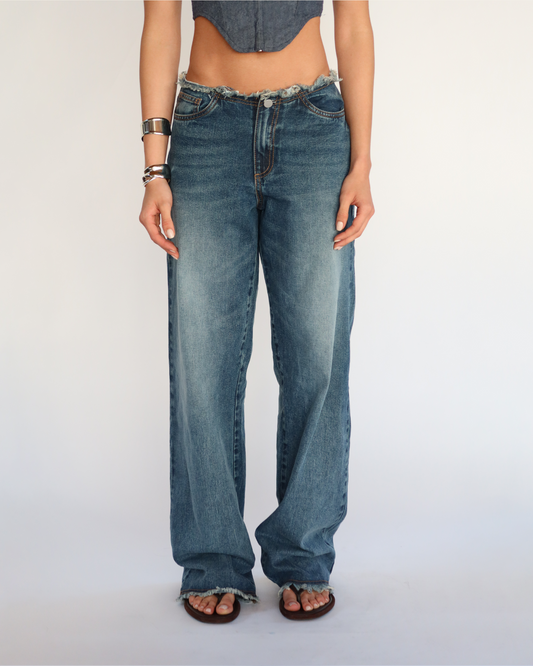 "RIPPED" JEAN