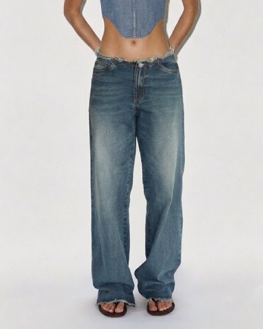 "RIPPED" JEAN